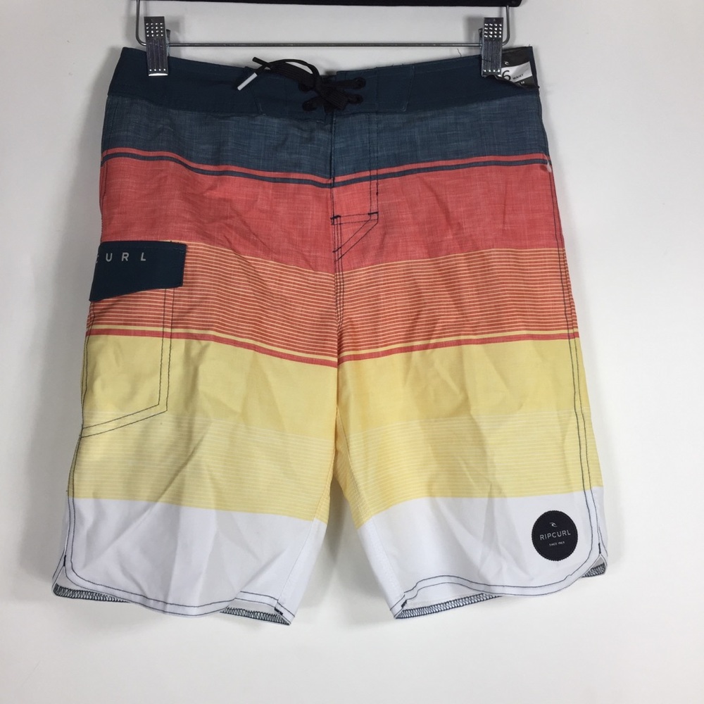 New Rip Curl Swim Trunks Color Block Colorful - Picture 2 of 11